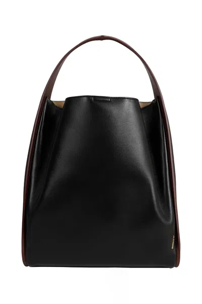 Jil Sander Pivot Tote Bag In Black