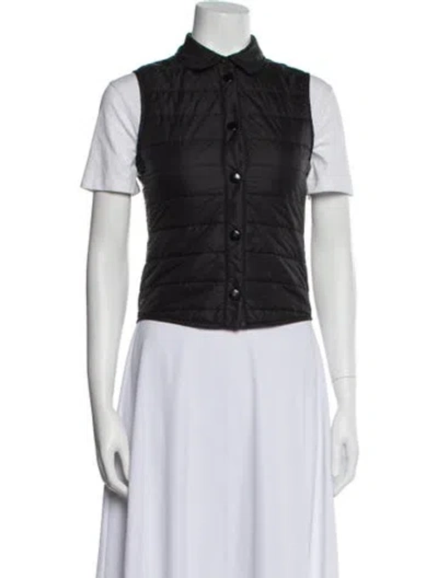 Pre-owned Jil Sander Plaid Print Vest In Black