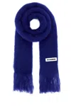 Jil Sander Plain Scarf In Blue