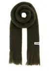 Jil Sander Plain Scarf In Gray