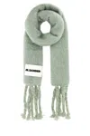 Jil Sander Mohair Blend Scarf Fringed Ends