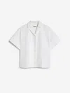 Jil Sander Short-sleeve Plain Shirt In White
