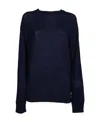 Jil Sander Plain Wool-knit Jumper In Black
