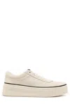 Jil Sander Low Top Suede Sneakers In White