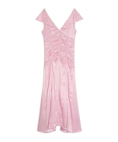 Jil Sander Pleat-detail Midi Dress