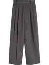 Jil Sander Pleat-detail Trousers In Grey