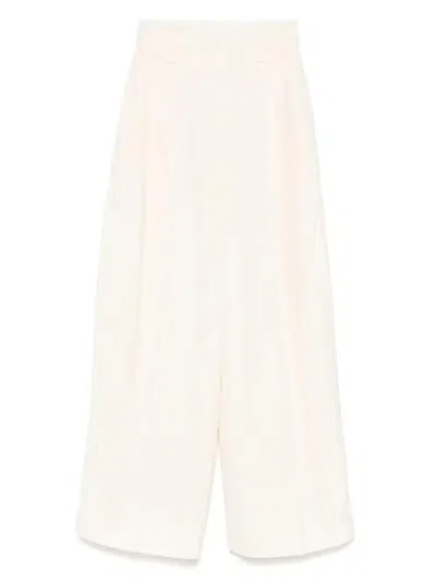 JIL SANDER HOSE MIT FALTENDETAIL