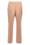 Jil Sander Wool Trousers In Brown
