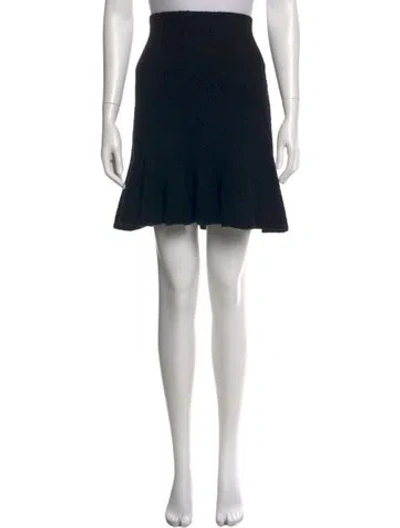 Pre-owned Jil Sander Pleated Accents Knee-length Skirt In Black