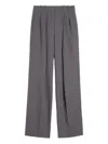 Jil Sander Pleated Belt-loops Trousers In Multi