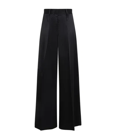 JIL SANDER JIL SANDER PLEATED SATIN TROUSERS