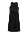 Jil Sander Pleated Dress In Black
