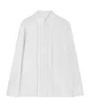 Jil Sander Pleated Long Sleeves Shirt In White