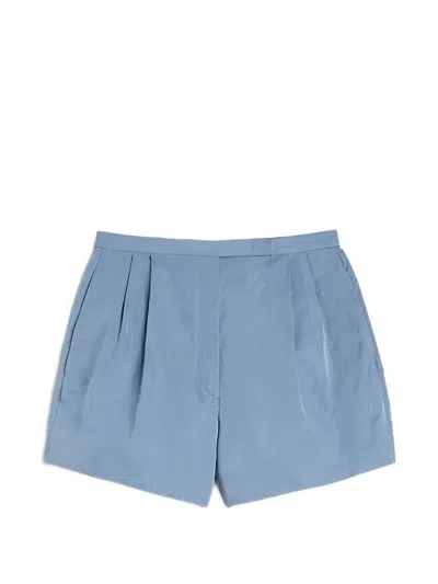 Jil Sander Pleated Radzmir Shorts In Blue
