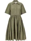 Jil Sander Women Midi Dress In Green