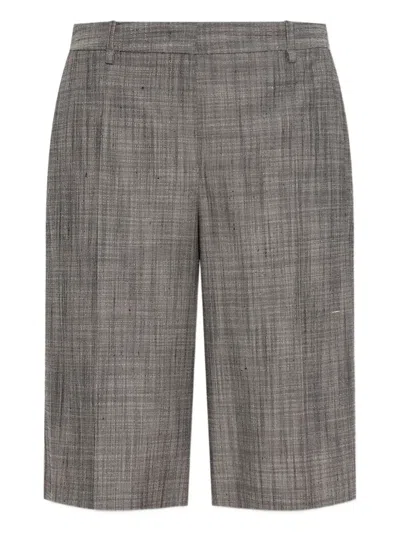 Jil Sander Pleated Silk Shorts