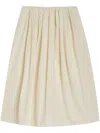 Jil Sander Pleated Skirt In Neutrals