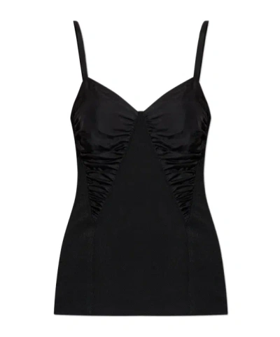 Jil Sander Pleated Sling In Black