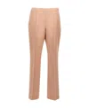 Jil Sander Wool Trousers In Nude