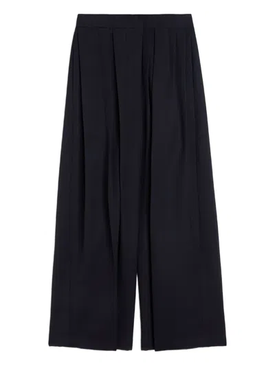 Jil Sander Pleated Tailored Trousers In Black