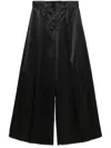 Jil Sander Pleated Trousers In 黑色
