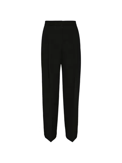 Jil Sander Pleated Trousers In Black