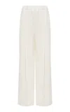 Jil Sander Wide-leg Pants With High Waist In White