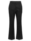 Jil Sander Cotton Pant With Back Pockets And Waistband In Black