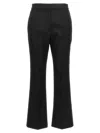 Jil Sander Cotton Pant With Back Pockets And Waistband In Black