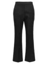 Jil Sander Cotton Pant With Back Pockets And Waistband In Black