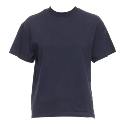 Pre-owned Jil Sander Plus Black 100% Cotton Crew Neck Logo Tshirt Set Of 3 Xs