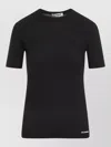 Jil Sander Plus Jil Sander Cotton T Shirt Round Neck In Black