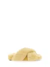 Jil Sander Off-white Oversized Wrapped Sandals In Yellow