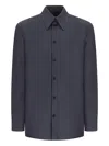 Jil Sander Pocket-detail Cotton Shirt In Gray