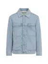 Jil Sander Denim Jacket Long Sleeves Chest Pockets In Blue