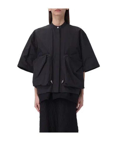 Jil Sander + Pocket Detailed Shirt In Black