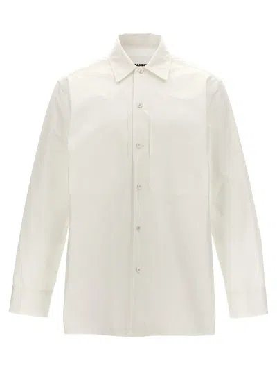 Jil Sander Tuesday A.m. Shirt With Chest Pockets In Red