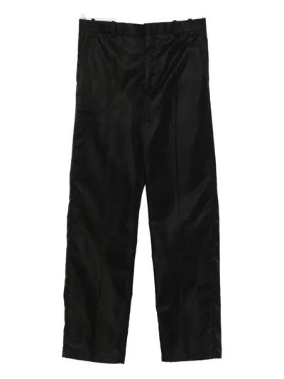 Jil Sander Pocket Straight Trousers In Black