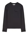 Jil Sander Pocket T-shirt In Black