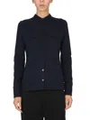 Jil Sander Navy Blue Regular Solid Shirt In Blue
