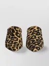 Jil Sander Pointed Animal Print Mule