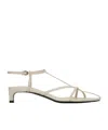 Jil Sander Off-white High Heeled Sandals In Nude