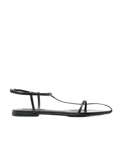JIL SANDER JIL SANDER POINTED TOE CAGED SANDALS