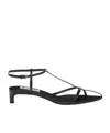 Jil Sander Black New Tripon 2 Sandals In Black
