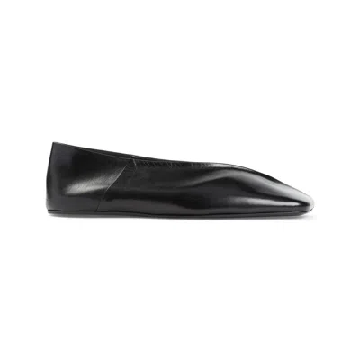 JIL SANDER JIL SANDER POINTED TOE BALLERINAS CRAFTED FROM GOAT LEATHER