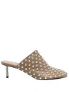 Jil Sander Studded Mule With 50mm Kitten Heel