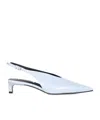 Jil Sander Lightweight Slingback Pumps With Adjustable Strap In Blue