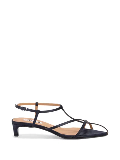 Jil Sander Strappy Pointed-toe Sandals In Black