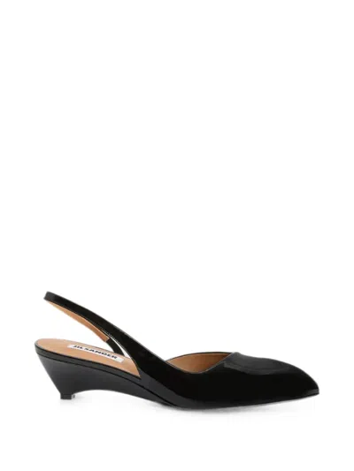 Jil Sander Pointed-toe Slingback Pumps In Black