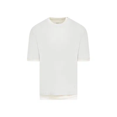 Jil Sander Polar Beige Cotton Kit T-shirt In Grey